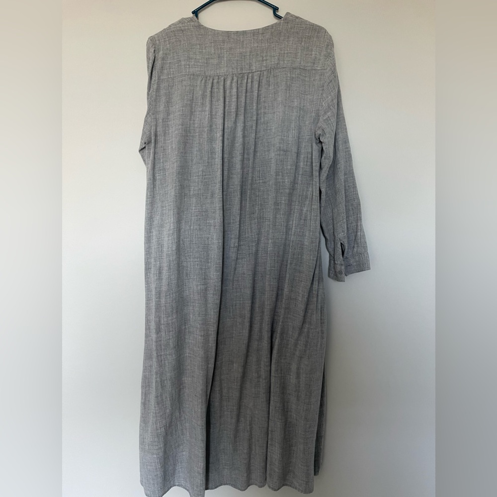 Zara midi grey elegant dress article 4886/257/803 Zara pleated midi dres… - Picture 8 of 10